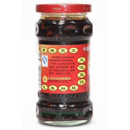 Соус з чорної квасолі Laoganma 280г*24
