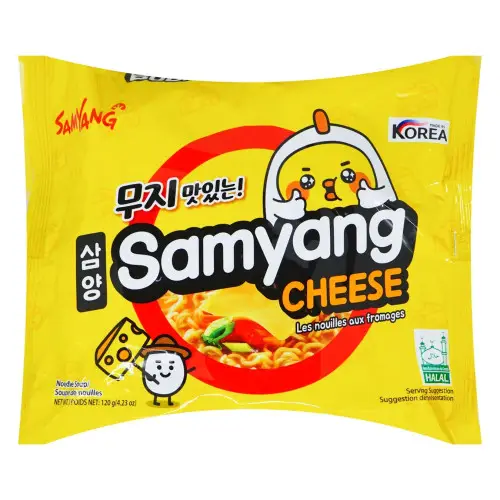 Локшина швидкого приготування зі смаком сиру Samyang Buldak 140г