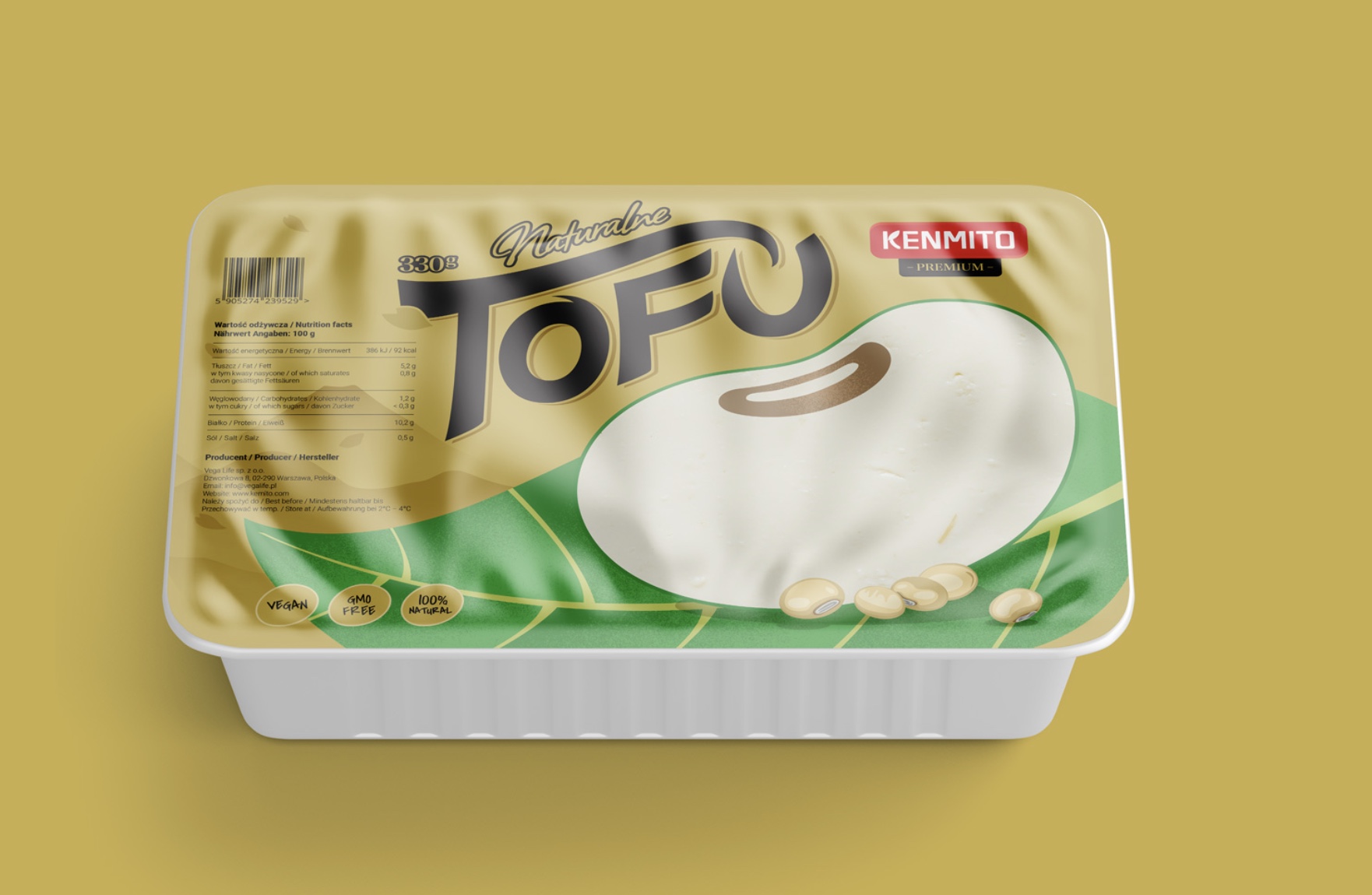 Натуральний тофу (преміум) 330г