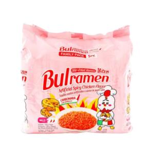 Family pack Bullramen зі смаком курки карбонара, 5 упаковок по 135 г.
