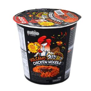 Paldo Volcano Chicken Cup Ramen — надзвичайно гостра локшина зі смаженою куркою, 70 г